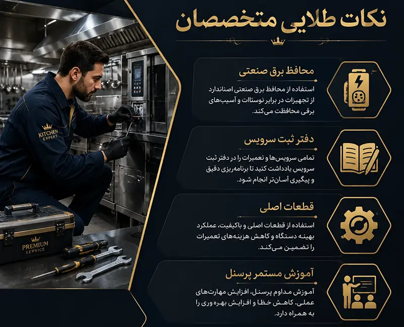 چند نکته حرفهای نگهداری که بسیاری از رستوران ها نادیده می گیرند
