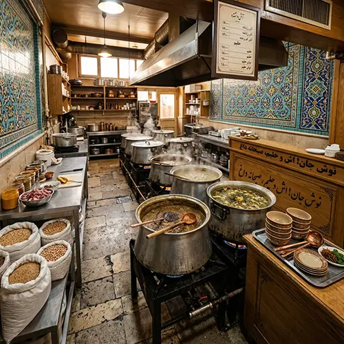 تجهیز آشپزخانه آش و حلیم