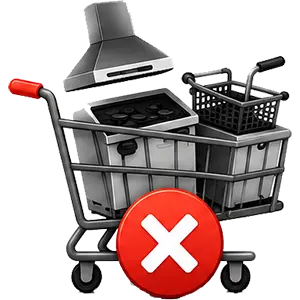آیکن خرید تجهیزات غیرضروری در راه اندازی کبابی