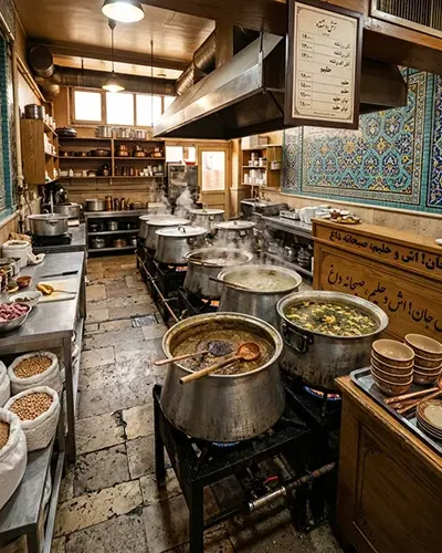 تجهیز آشپزخانه آش و حلیم